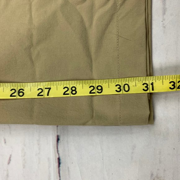 The North Face womens M beige cargo convertible roll up outdoor hiking pants - Picture 8 of 8